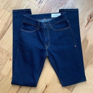 Imogene + Willie Jeans Imogene Slim Dark Wash High Rise Jean Indigo Wash size 28